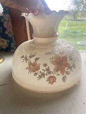 Vintage Hurricane  ,Gone With The Wind Lamp Electric 3 Way Switch Pink 24” picture