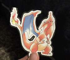 Homemade Pokemon Charizard Sticker - Perfect For Laptops, Nintendo Switch Etc. picture