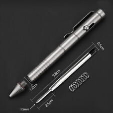 TC4 Titanium Pocket Ballpoint Pen Outdoor EDC Students Pen Office Stationery picture