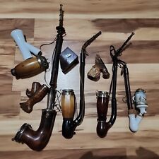 Lot of Antique Estate Tobacco Pipes And Parts,  Meerschaum, German Hunter Pipes picture