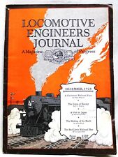 LOCOMOTIVE ENGINEERS JOURNAL MAGAZINE DECEMBER 1928 VINTAGE RAILROAD TRAINS picture