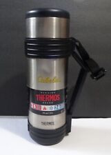 Cabelas Hunting Large 34 oz  Hot/Cold Stainless Steel Thermos With Cup picture