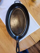 Griswold Cast Iron #15 Oval Fish Skillet picture