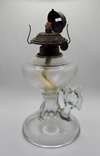 Antique P&A Mfg Co. Finger Oil Lamp Plume & Atwood Banner Burner  picture