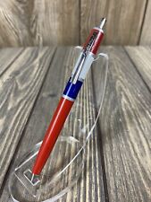 Vintage Curtis Rand Red White Blue Stripe Retractable Pen picture