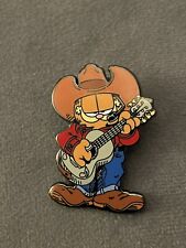 Willabee And Ward Garfield Enamel Pin 2008 Guitar Cowboy picture