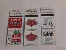 Lot Of 3 Vintage Matchbook Covers Tobacciana Lot - Swisher Suites Salem Lights  picture