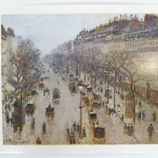 Camille Pissarro Boulevard Montmartre Winter Morning 1897 Oil Painting Postcard picture