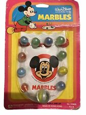 Vintage Mickey Mouse Marbles Game New In Box Comes With Bag Monogram Products picture