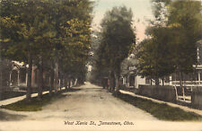 Postcard West Xenia Street Jamestown OH Greene County Residential Street Scene picture