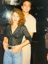 AvG) 4x6 Found Photo Photograph Hank Azaria With Beautiful Woman At Bar picture