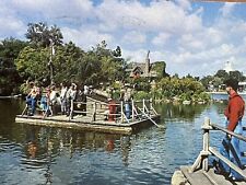 River Raft & Tom Sawyer’s Island Disneyland 1950s Postcard Anaheim CA picture