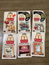 Lot of 6 Vintage McDonald’s Restaurant Refrigerator Kitchen Magnets picture