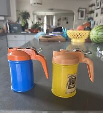 Set Of 2 ~Vintage Gemco Mini Creamer and Syrup Pantry Pops Made in USA. So Cute picture