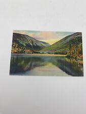 Vintage Postcard Echo Lake White Mountains New Hampshire Linen Posted 1946 picture