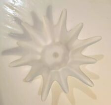 Partylite 12 Point Votive Candle Holder Frosted Glass 7 In  picture