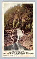 Canajoharie NY-New York, Canajoharie Falls Scenic View Vintage Souvenir Postcard picture