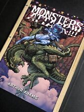 Arthur Adams Monsters Attack sketchbook Rare Godzilla Creature Black Lagoon Rare picture
