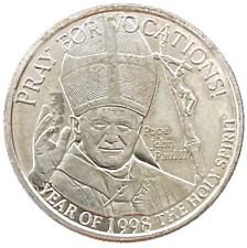 Pope John Paul 1998 Token Catholic Religion Prayer Coin Religious Christianity picture