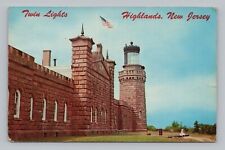 Postcard Twin Lights Highlands New Jersey c1964 picture