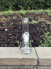 9mmHeavy Thick Glass Water Pipe Bong Beaker 10 Inch. ice pinch picture