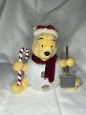 Gemmy Winnie the Pooh Snowman Animated Dancing Singing Light Figurine Christmas picture
