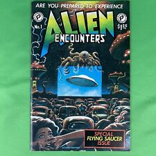 Alien Encounters #1 1981 FantaCo George Chastain UFO Flying Saucer Kal-El Origin picture