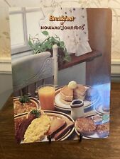 Rare Vintage Howard Johnson’s Breakfast Menu  picture
