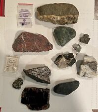 Rock And Mineral collection lot Beautiful Collection 11 - Pieces Fluorescent picture
