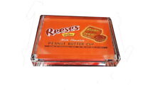 Retro Vintage Reese's Peanut Butter Cups Wrapper Acrylic Desk Top Paperweight picture
