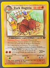 Pokemon WOTC Card - Dark Dugtrio - Team Rocket - Non-Holo Rare - 23/82 - LP picture