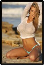 Sexy Model  In White Top BB2 Refrigerator Magnet   picture