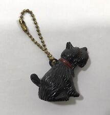 Vintage Scotty Dog Scottish Terrier Keychain with Movable Mouth/Tail picture
