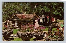 Arcola IL-Illinois, Rockome Gardens, Fresca Bottle House, Vintage Postcard picture