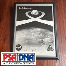APOLLO 8 CREW SIGNED * WILLIAM BILL ANDERS LOVELL * Autograph Earthrise Poster picture