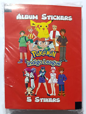2022 POKEMON INDIGO LEAGUE Stickers - PACKAGE (25 SEALED PACK) Pikachu Ash picture