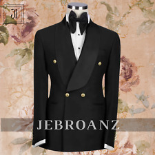 New Men's Double Breasted Black Tuxedo-Suit For men ,3 piece Suit,  Formal Suit picture