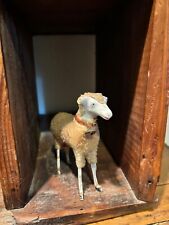 4 1/2 “ Antique German Putz Sheep picture