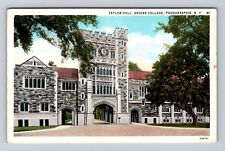 Poughkeepsie NY-New York, Vassar College, Taylor Hall, Antique Vintage Postcard picture