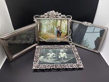 Lot of 4 Vintage Looking Picture Frames picture
