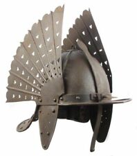 18GA Steel Medieval Hussars Helmet Knight Helmet Reenactment Halloween AJ572 picture