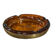 Vintage Amber Ashtray picture