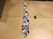 Original FUNKY 1960s / 70's Vintage TIE -- FRENCH DANCERS, but dirty DE CARLO picture