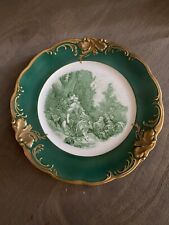 Vintage KPM hand-painted In Austria Porcelain Courting Couple Plate 9.5” picture