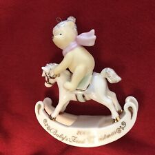 Disney Showcase by Lenox, WINNIE THE POOH Baby's Ornament 2005 Rocking Horse picture