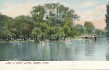 BOSTON MA - Public Garden Lake - udb (pre 1908) picture