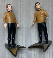 Vintage Hamilton 1991 Star Trek 4” PVC Figures - Captain Kirk & Lieutenant Sulu picture