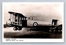 RPPC RAF Vickers Victoria Biplane Troop Carrier FLIGHT Photograph Postcard picture
