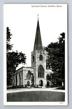 Gardiner ME-Maine, Episcopal Church, Religion, Antique Vintage Souvenir Postcard picture