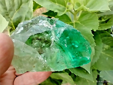 Two tone green earth radiant Temple Andara Monatomic Crystal Lady Nellie 185 Gr picture